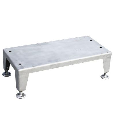 SS Plate Cooler Stand, DBL Bank, Sand Blasted